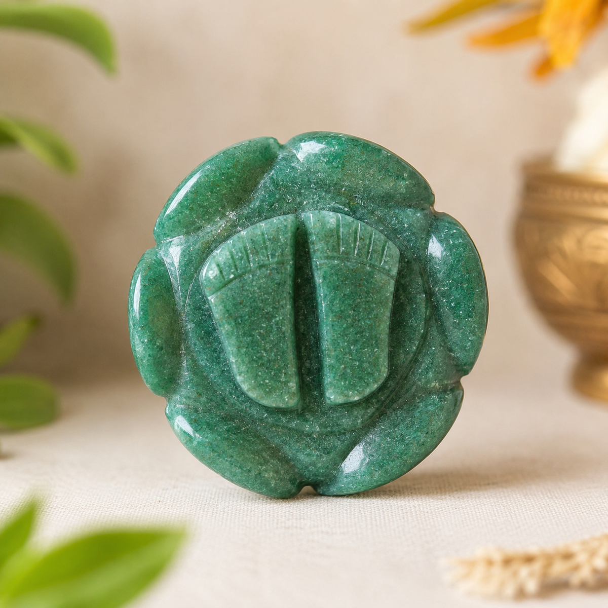 Shri Laxmi Charan Kamal - Jade