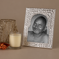 Bhagwan Nityanand Maharaj Sacred Photo with Ornate Decorative Frame