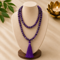 Purple Amethyst Jap Mala 108 Beads