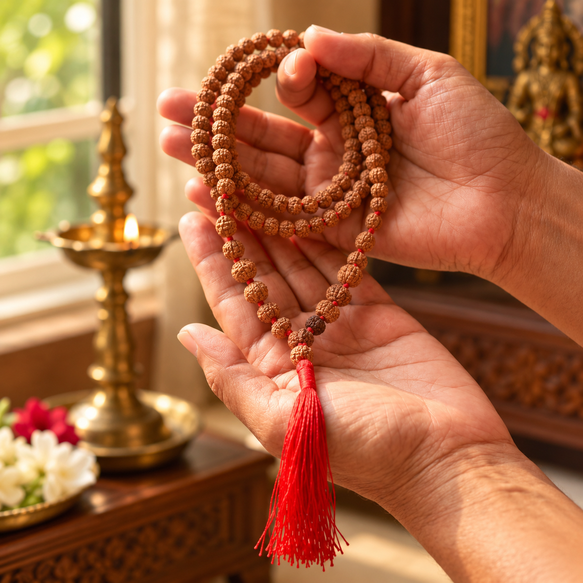 1-14 Mukhi Rudraksha with Gauri Shankar kantha Indrani Mala