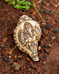 Natural Shankh Ganesh Carved Shankh
Auspicious Blessings from the Indian Ocean