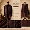 Mens Ethnic Weave Stole, Fine Wool