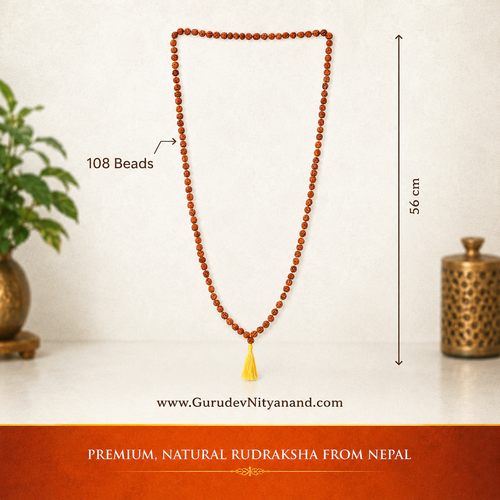 108 Beads Rudraksha Jaap Mala