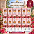 Premium Ganeshpuri Rose Incense Sticks – Natural Floral Fragrance | Hand-Rolled Agarbatti | Pack of 12 (1200g)