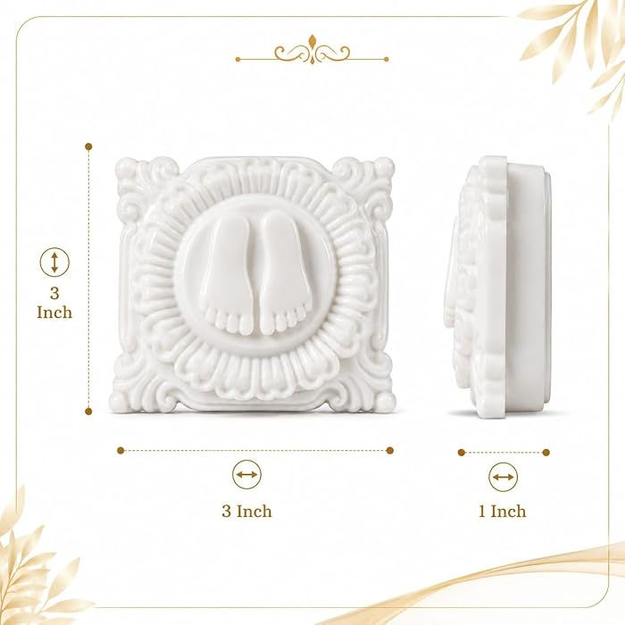 Baba Nityanand Charan Paduka Marble